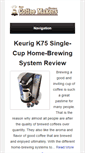 Mobile Screenshot of best-coffeemakers-reviews.com